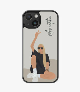 Shades of Chic Personalised Hybrid Matte Case