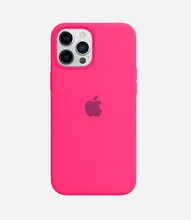 Load image into Gallery viewer, Hot Pink Soft Silicone iPhone Case
