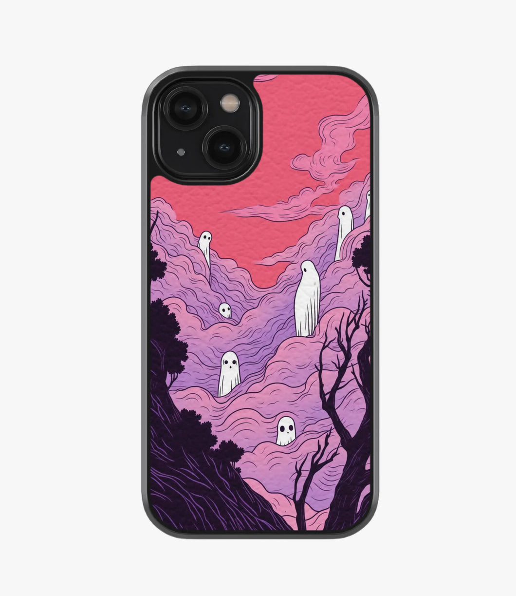 Spooky Squad Premium Leather Phone Case