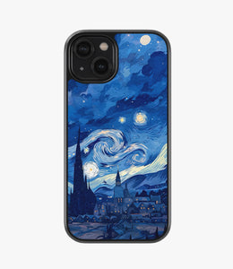 Starry Night Premium Leather Phone Case