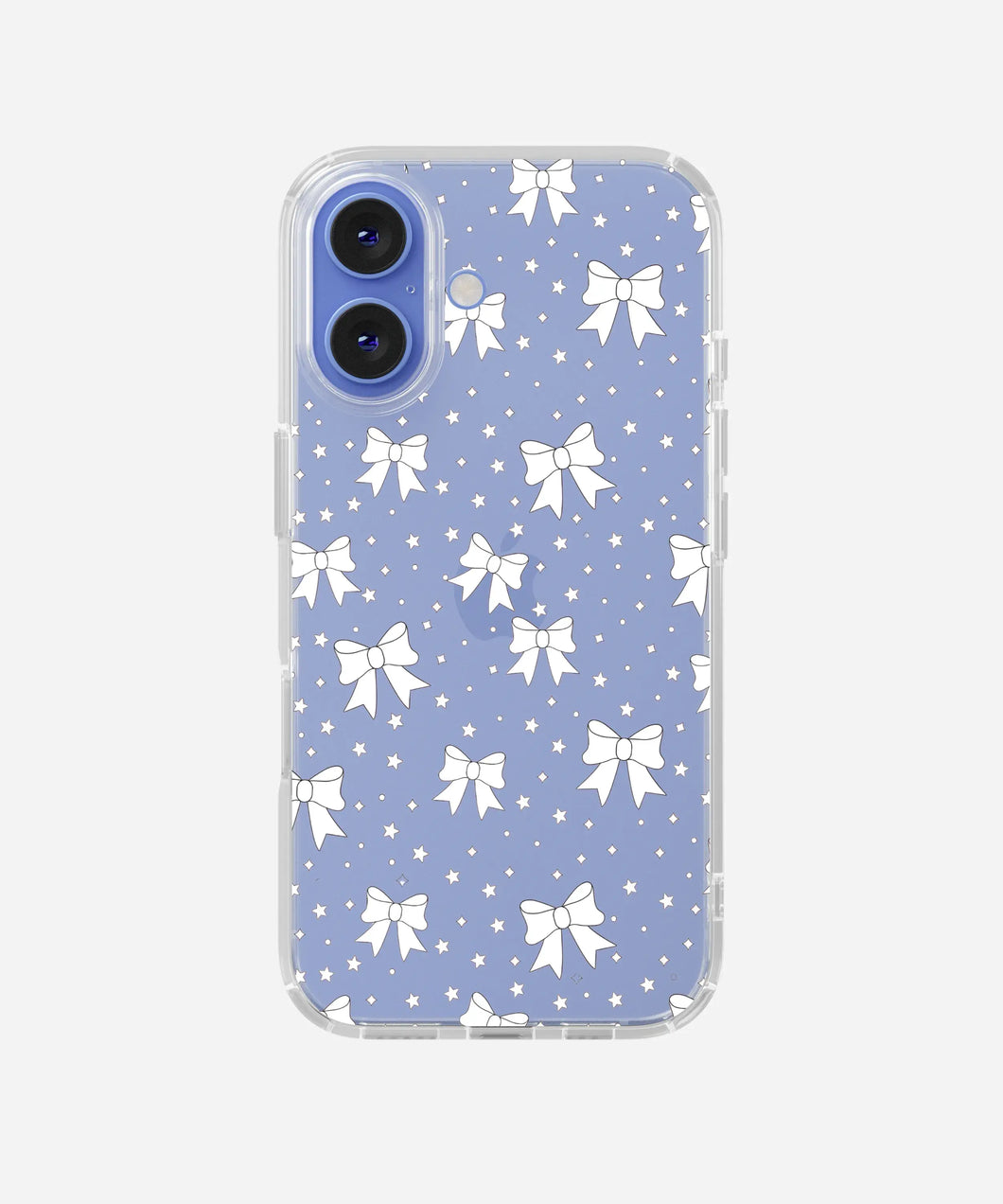 Twinkle Bow Clear Silicone Phone Case