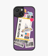 Washington Boarding Pass Hybrid Matte Case