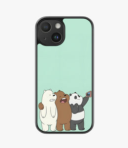 We Bare Bear Selfie Hybrid Matte Case