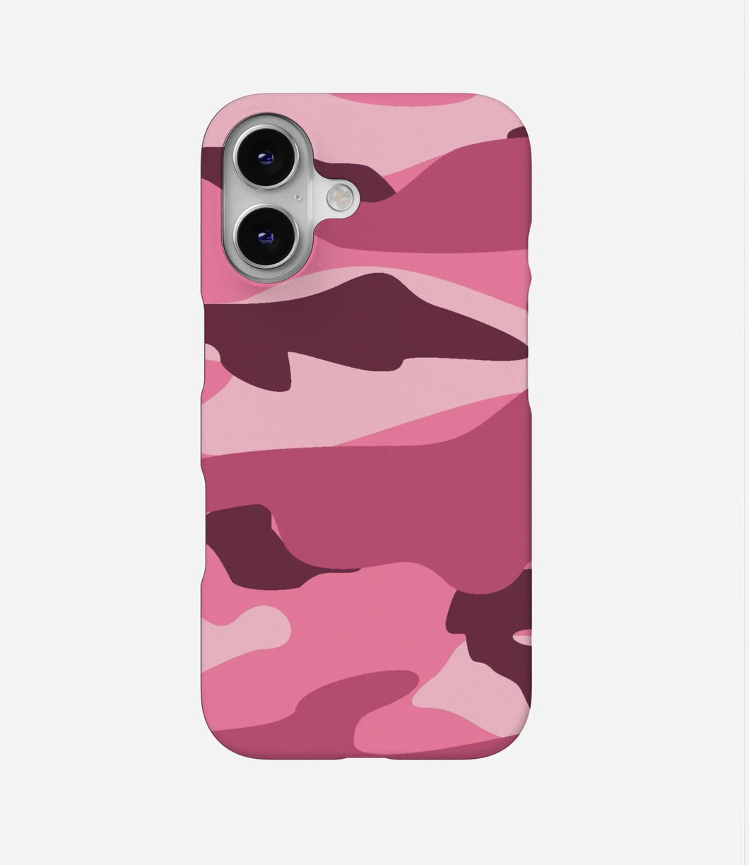 Wine Berry Camo Case