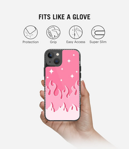 Fireburst Pink Flame Y2K Stride 2.0 Phone Case