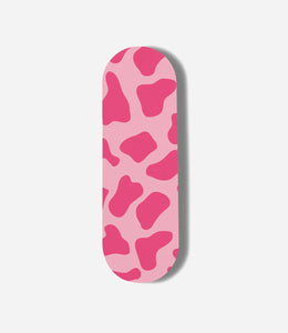 Y2K Pink Cow Print Pop Slider