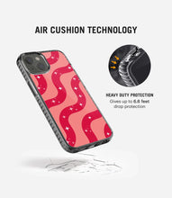 Load image into Gallery viewer, Red/Pink Retro Swirl Y2K Stride 2.0 Phone Case
