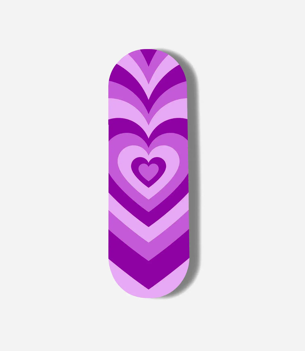 Y2k Purple Hearts Pop Slider