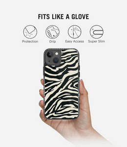 Zebra Black/Almond Y2K Stride 2.0 Phone Case