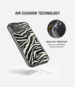 Zebra Black/Almond Y2K Stride 2.0 Phone Case