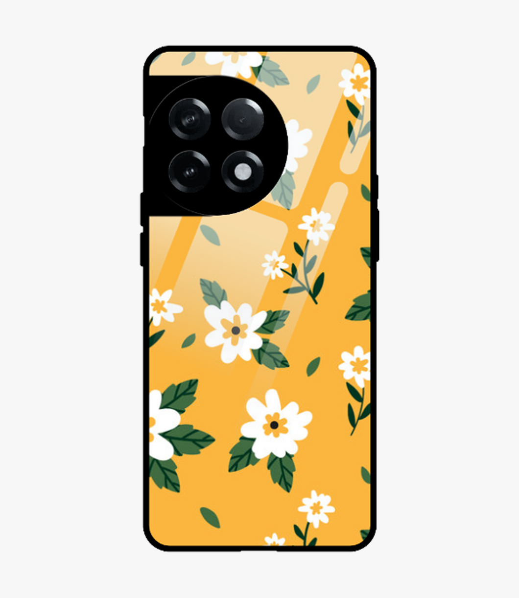 Bright Flowers Floral Metal Case for Oneplus 11R