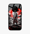 Black Samurai Glass Case for Oneplus 7T