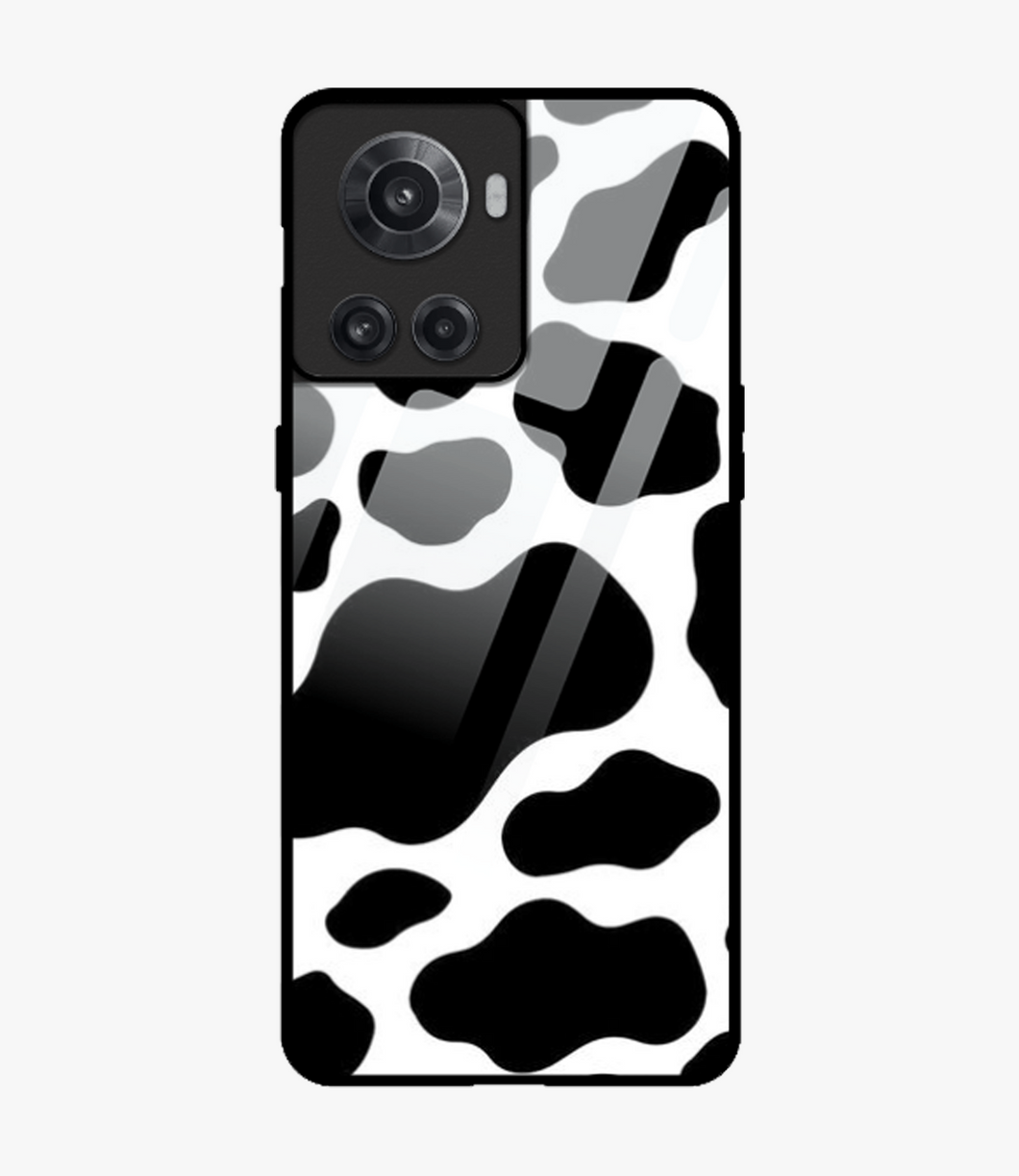 Black Cow Glass Case for Oneplus 10R