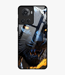 Black Panther Glass Case for Oneplus 10R