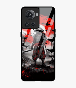 Black Samurai Glass Case for Oneplus 10R