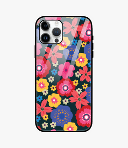 Colorfull Spring Glass Case for iPhone 14 Pro Max