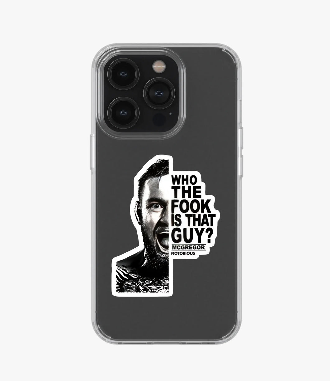 who the fook is that guy Silicone Phone Case