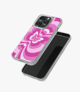 Y2K Pink Butterfly Silicone Case