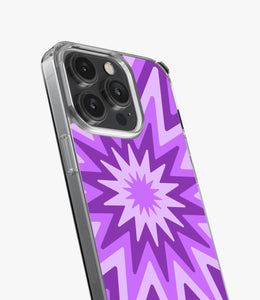 Purple Horizontal Retro Silicone Case