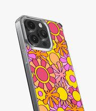 Load image into Gallery viewer, Retro Flower Power Floral Silicone Case
