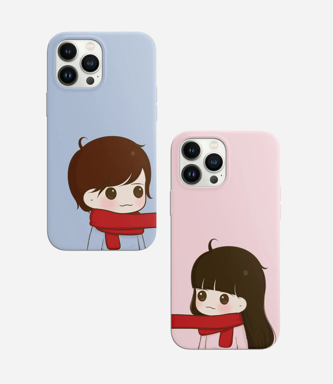 Winter Scarf Couple Case