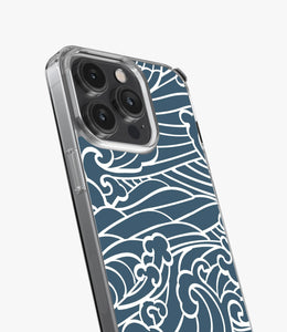 Ocean Waves Pattern Silicone Case