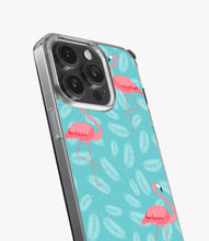 Load image into Gallery viewer, Pink Flamingo Tropical Silicone Case
