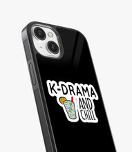 Load image into Gallery viewer, K-Drama And Chill Glass Case
