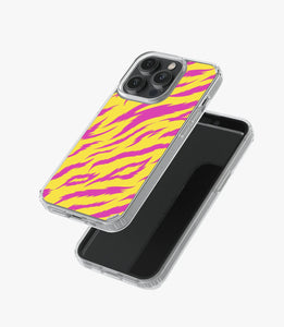 Zebra Pink/Yellow Silicone Case