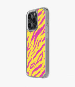 Zebra Pink/Yellow Silicone Case