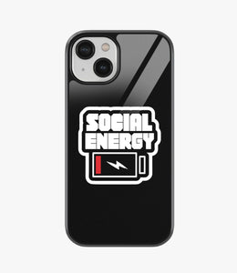 Social Energy Low Glass Case
