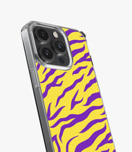 Load image into Gallery viewer, Zebra Purple/Yellow Silicone Case
