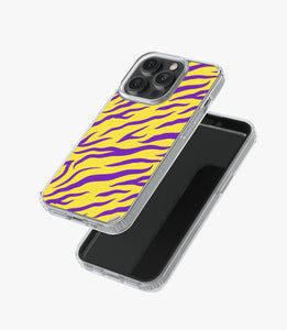 Zebra Purple/Yellow Silicone Case