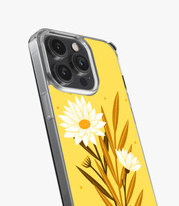 Yellow Floral Silicone Case