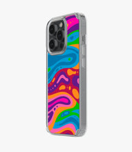 Load image into Gallery viewer, Wavy Multicolored Groovy Silicone Case
