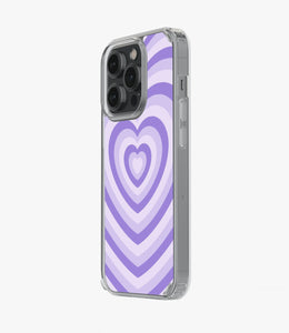 Languid Lavender Heart Y2K Silicone Case