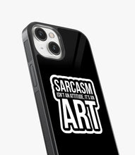 Load image into Gallery viewer, Sarcasm Is An Art Glass Case
