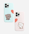 Cute Cat Love Couple Case