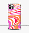 Abstract Liquid Swirl Glass Phone Case