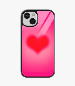 Aura Love Heart Glass Case