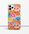 Cat Emoticons Doodle Phone Case