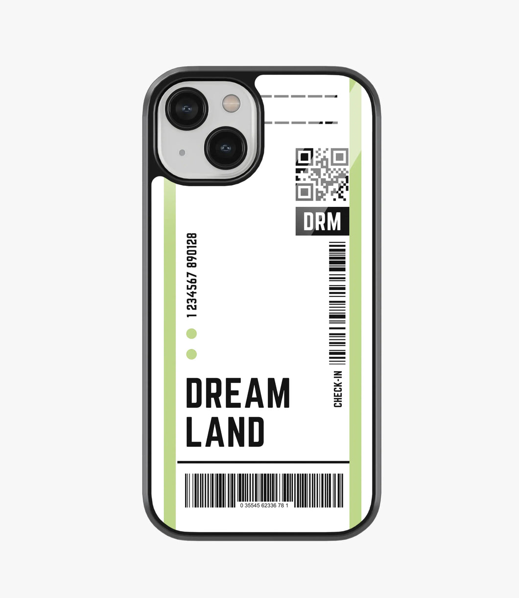 Mini Boarding Pass Glass Case