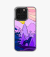 Glittering Wolf In Jungle Silicone Case