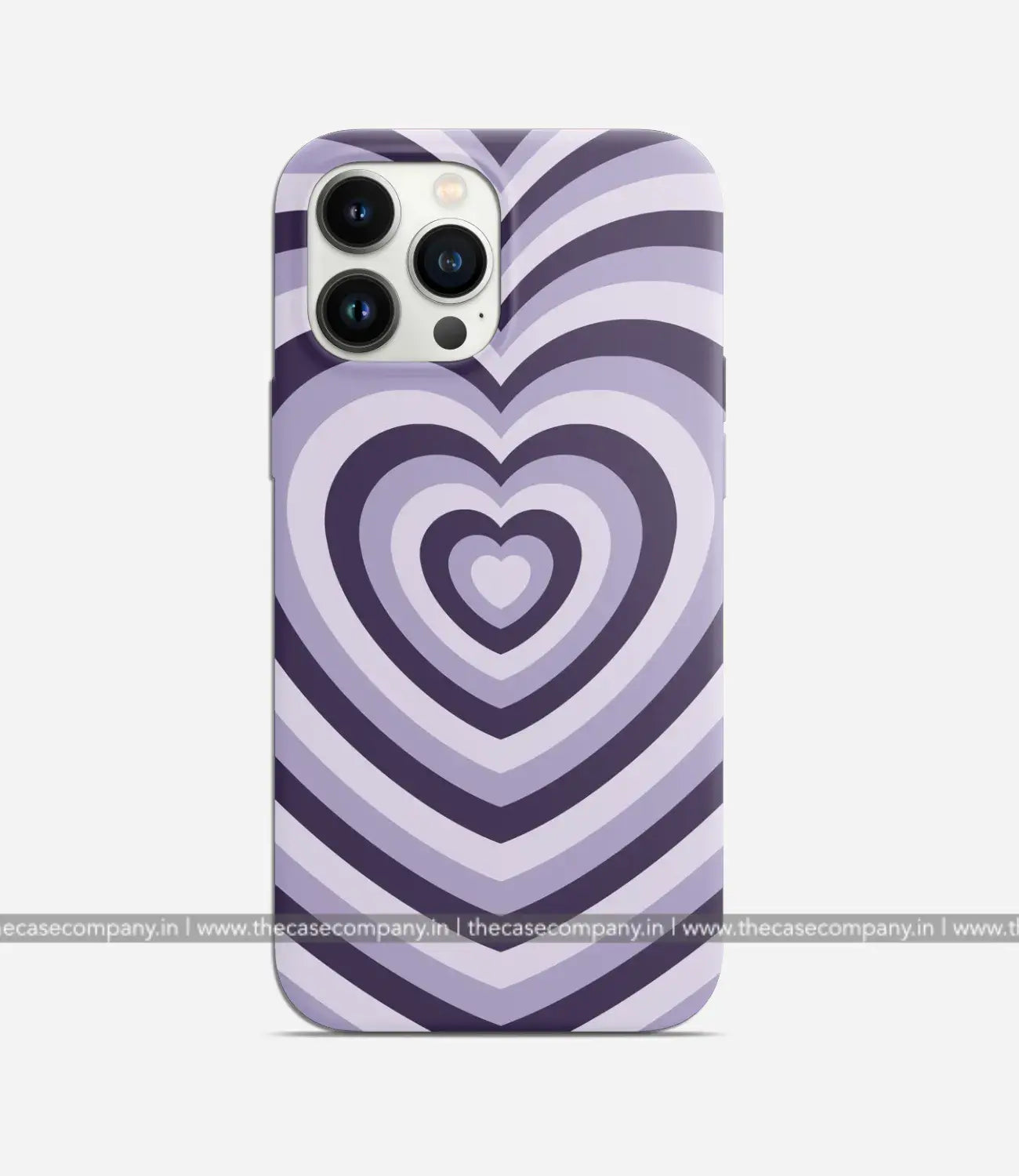 Grape Smoke Heart Y2K Phone Case by The Case Company