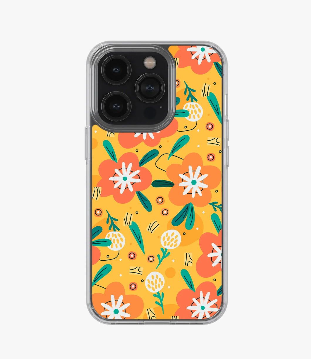 Groovy Floral Silicone Case