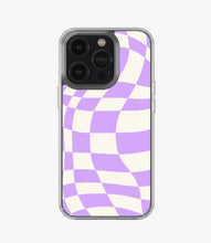 Load image into Gallery viewer, Lavender Checkered Silicone Case

