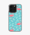 Pink Flamingo Tropical Silicone Case