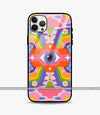 Psychedelic Groovy Glass Phone Case