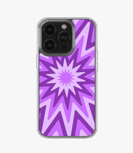 Purple Horizontal Retro Silicone Case