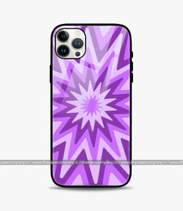 Purple Horizontal Retro Glass Phone Case